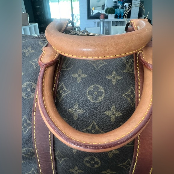 Authentic LOUIS VUITTON keepall 45 travel bag vachetta leather vintage - Picture 4 of 17